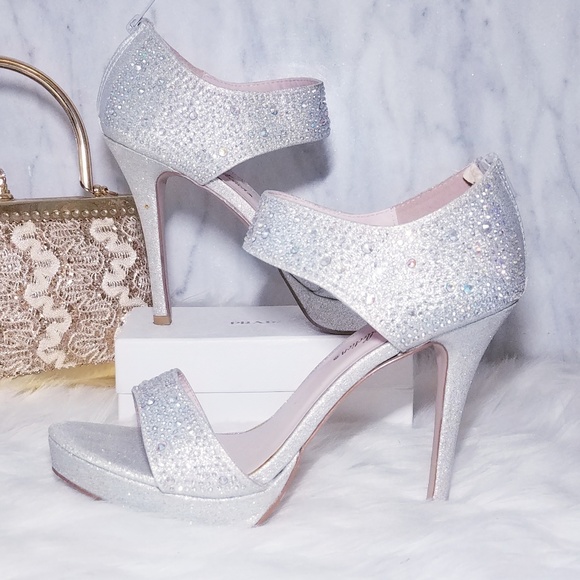 rhinestone evening shoes